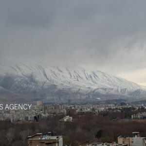 سفیدپوش شدن کوه‌های اطراف شیراز