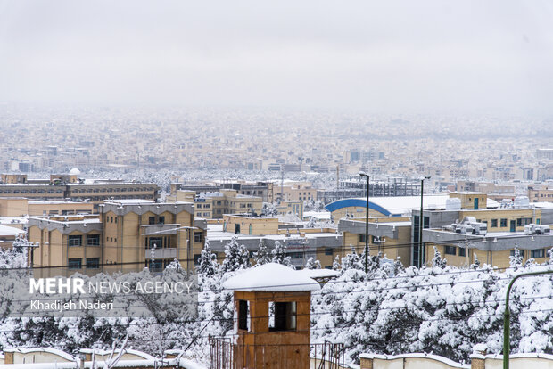 نخستین برف زمستانی در نصف جهان