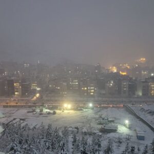 شب برفی مشهد