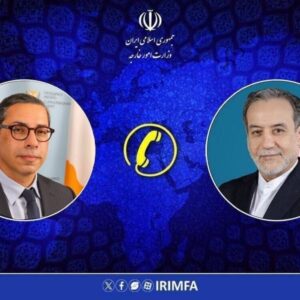 تماس تلفنی وزیر خارجه قبرس با عراقچی