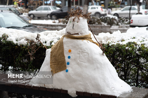 سفیدپوش شدن مشهد در آستانه یلدا