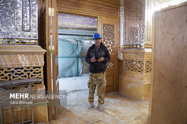 بازدید از پروژه های عمرانی حرم مطهر رضوی