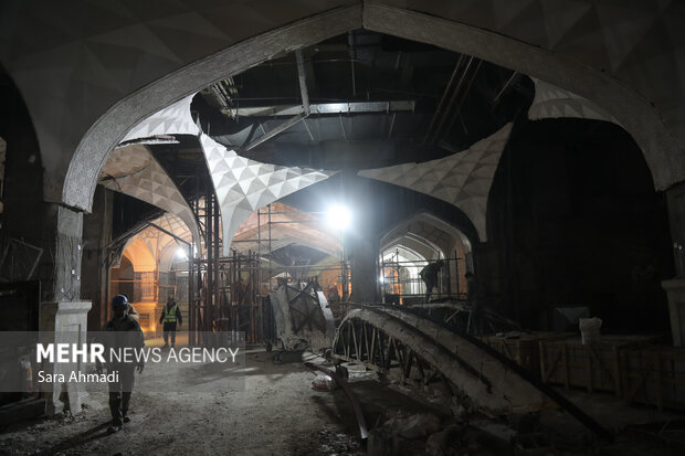 بازدید از پروژه های عمرانی حرم مطهر رضوی