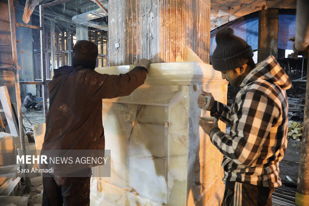 بازدید از پروژه های عمرانی حرم مطهر رضوی