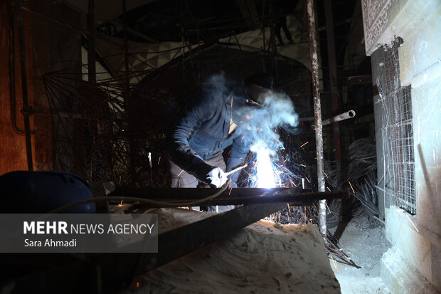 بازدید از پروژه های عمرانی حرم مطهر رضوی