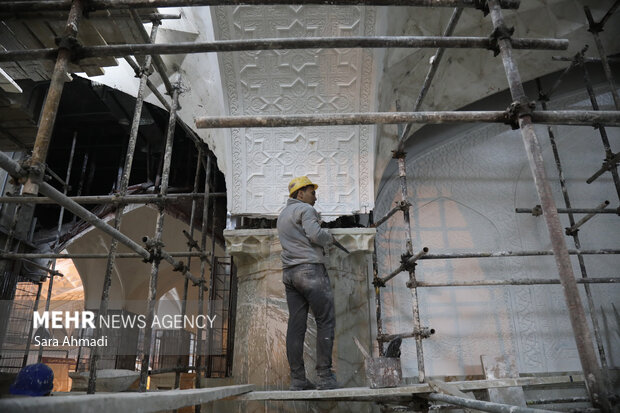 بازدید از پروژه های عمرانی حرم مطهر رضوی