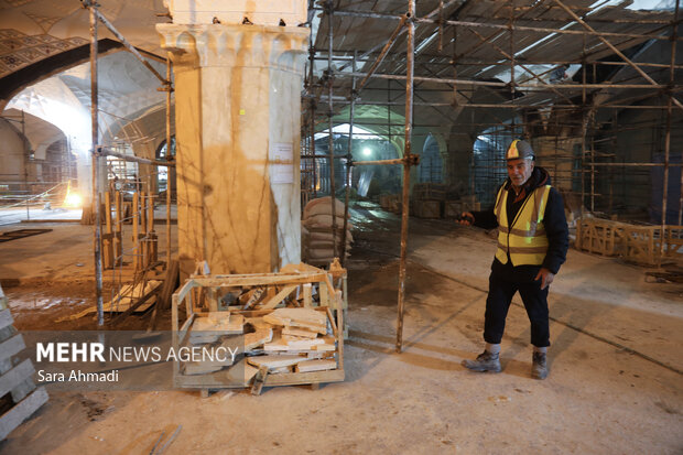 بازدید از پروژه های عمرانی حرم مطهر رضوی