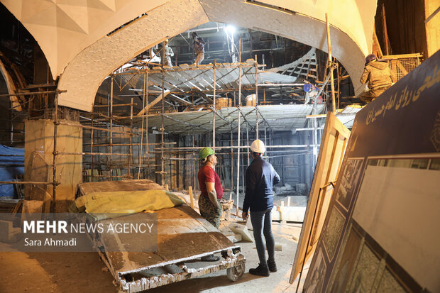 بازدید از پروژه های عمرانی حرم مطهر رضوی