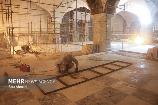 بازدید از پروژه های عمرانی حرم مطهر رضوی