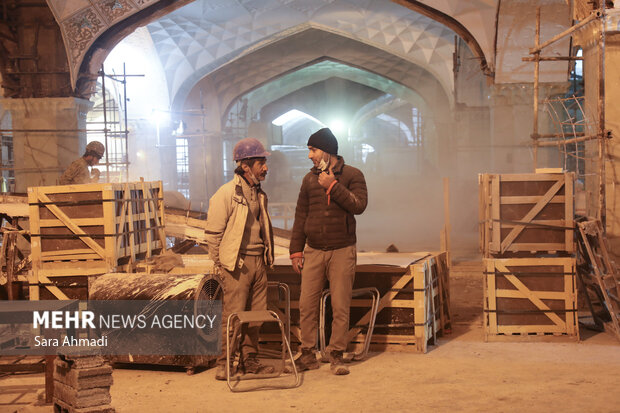 بازدید از پروژه های عمرانی حرم مطهر رضوی