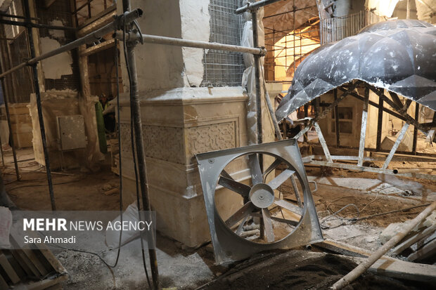 بازدید از پروژه های عمرانی حرم مطهر رضوی