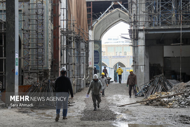 بازدید از پروژه های عمرانی حرم مطهر رضوی