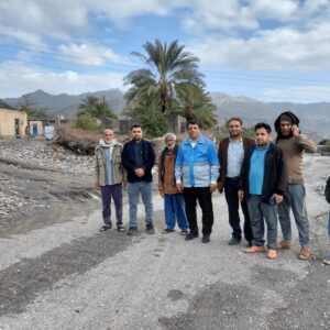 آخرین وضعیت منطقه سیل زده چهارده روستای میناب