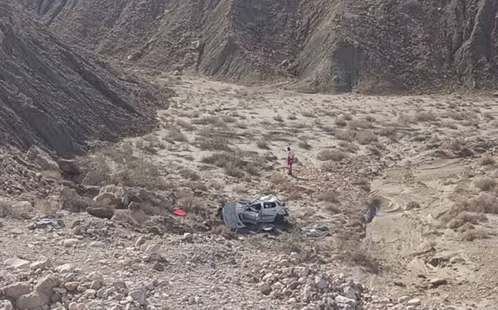 واژگونی خودرو در محور جاشک به دیّر یک مصدوم داشت