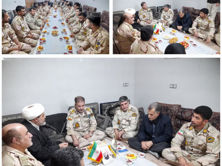 یلدای مرزی با پاسداران امنیت در نقطه صفر مرز خسروی