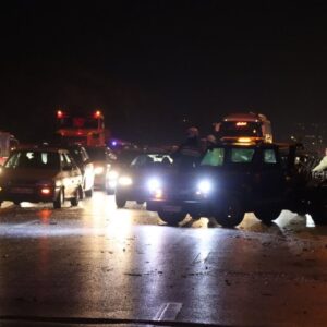 تصادف زنجیره‌ای در محور محلات_خمین با ۱۰ مصدوم