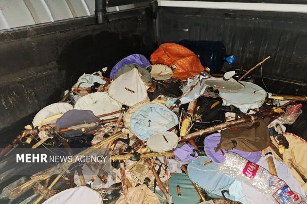 جمع‌آوری بیش از ۷۰ تله زنده‌گیری پرندگان در خاش و تفتان