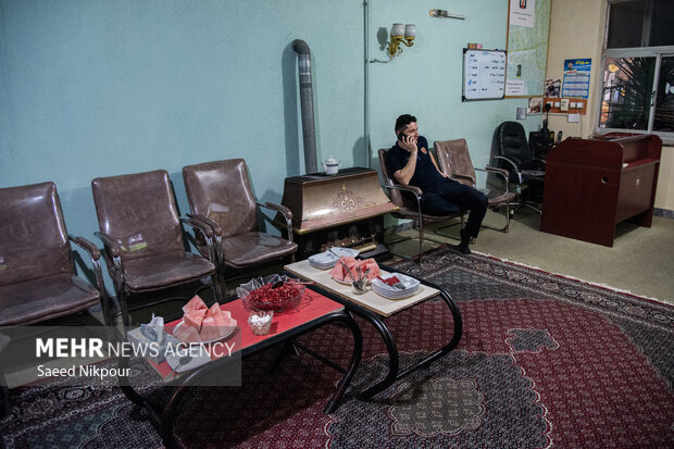 شب یلدا در ایستگاه‌های آتش‌نشانی رشت