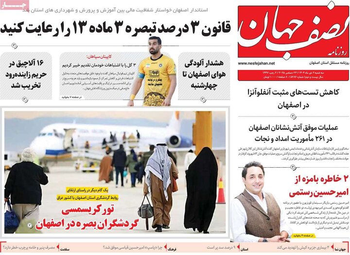 روزنامه‌های اصفهان