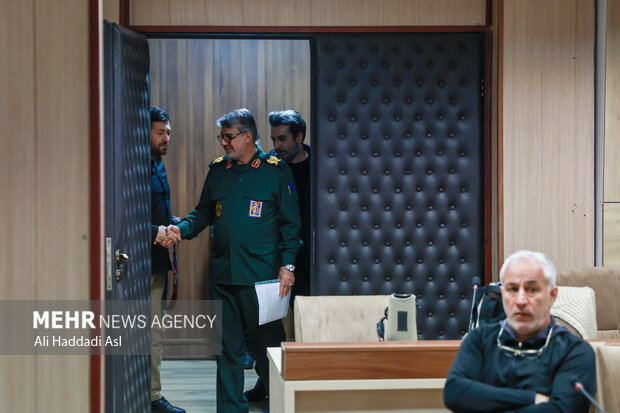 نشست خبری سرتیپ دوم پاسدار هادی ملانوری فرمانده سپاه حفاظت هواپیمایی کشور