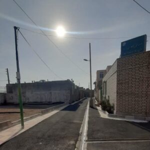 ۹۰ درصد معابر بیارجمند آسفالت شد