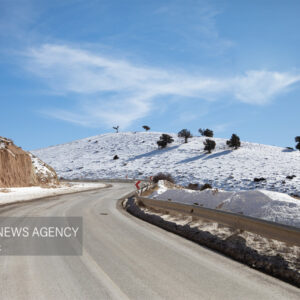 برف در ارتفاعات گلستان