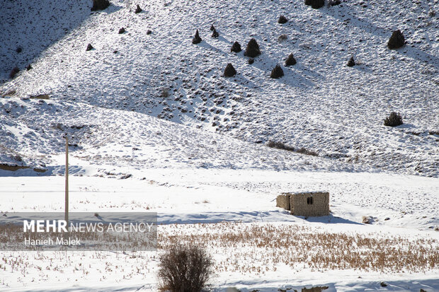 برف در ارتفاعات گلستان