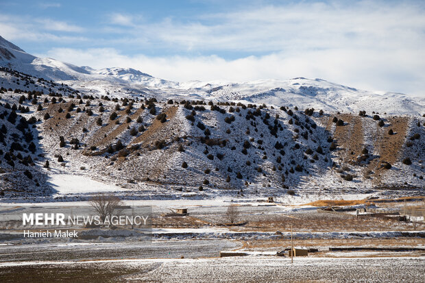 برف در ارتفاعات گلستان