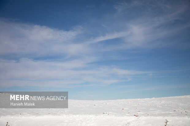 برف در ارتفاعات گلستان