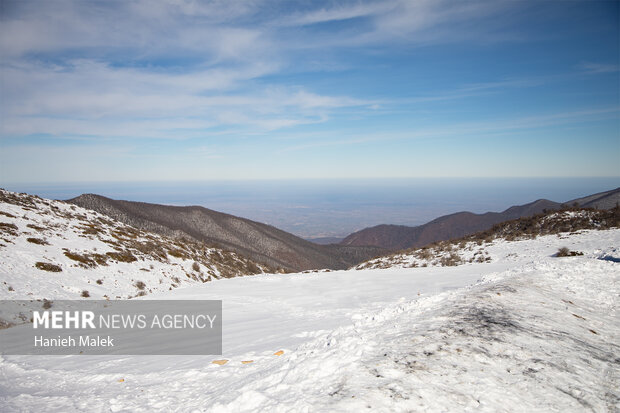 برف در ارتفاعات گلستان