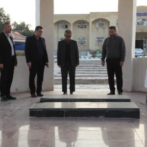 یادمان ۲ شهید گمنام در جزیره خارگ به بهره‌برداری رسید