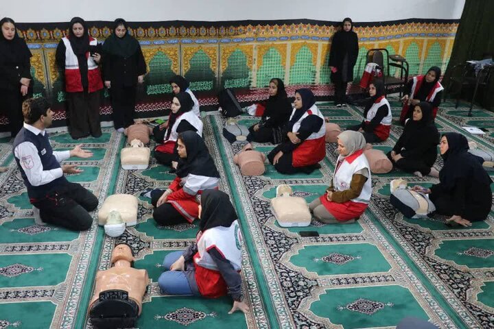 دوره تربیت مربی امداد و کمک‌های اولیه در بوشهر برگزار شد