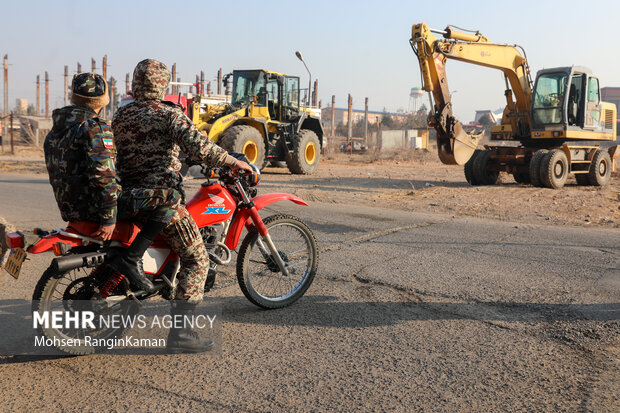 رزمایش امداد و نجات در شرایط بحران