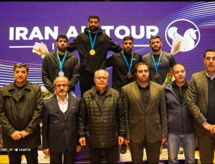 مدال برنز کشتی گیر کردستانی در رقابت‌های قهرمانی کشتی آزاد کشور