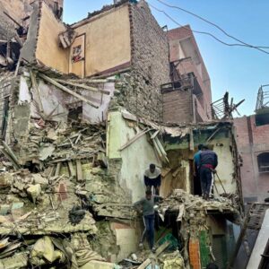 ۸ کشته در پی ریزش ساختمان در مصر