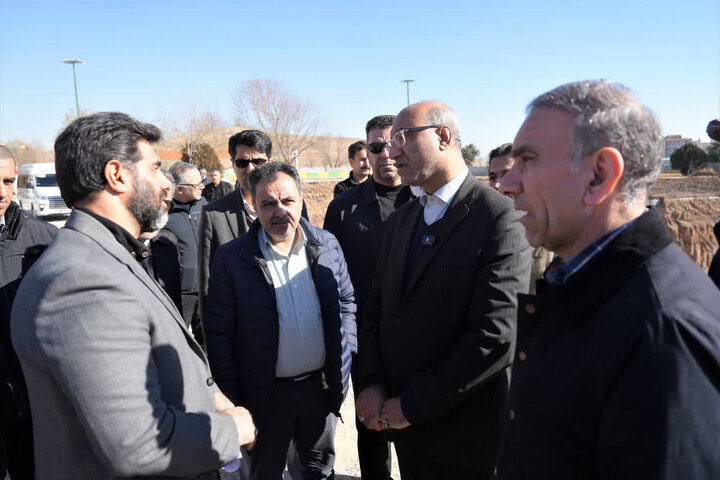 پیشرفت ۲۰ درصدی تقاطع میدان آزادگان کرمانشاه