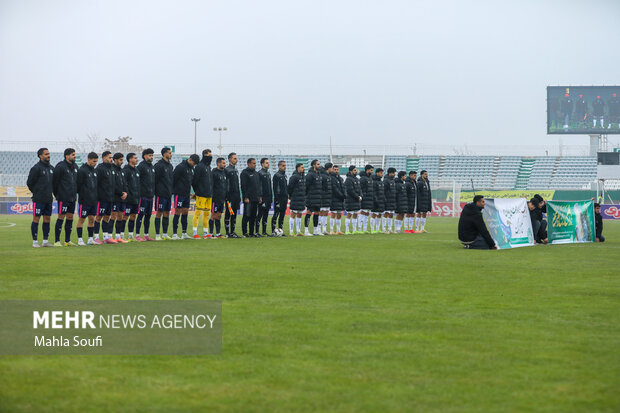 دیدار تیم های فوتبال آلومینیوم - ملوان