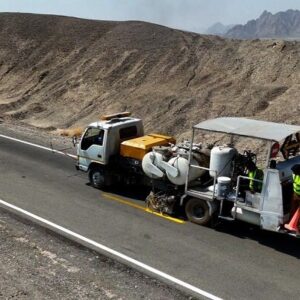اجرای ۵۴۰۰کیلومترخط‌کشی درجاده‌های سیستان و بلوچستان
