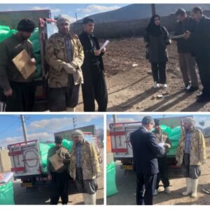 نظارت بر توزیع آرد روستایی در شهرستان هرسین