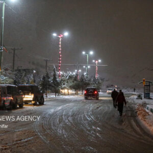 بارش سنگین برف در شهرستان پاوه