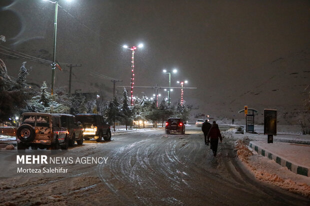بارش برف در شهرکرد