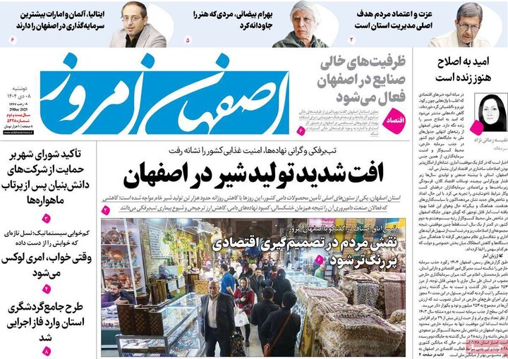 روزنامه‌های اصفهان