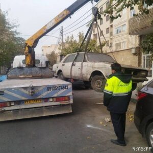 اجرای طرح جمع‌آوری خودروهای فرسوده در منطقه ۱۴ تهران