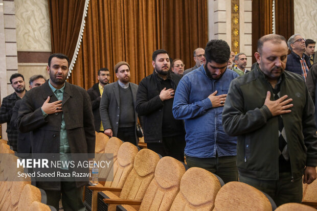 آیین تجلیل از  اساتید و پیشکسوتان مداحی شهر تهران