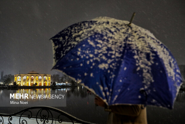 چهره تبریز زمستانی شد