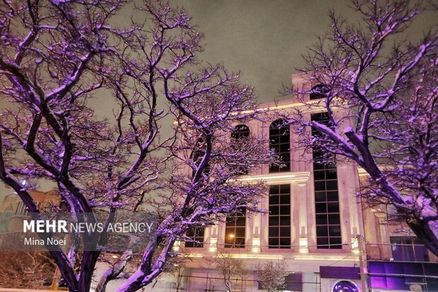 چهره تبریز زمستانی شد