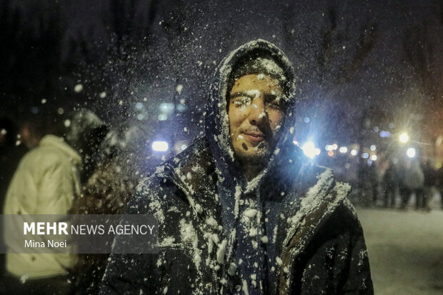 چهره تبریز زمستانی شد