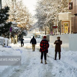 بارش برف شدید در شیروان