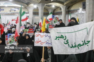 بزرگداشت حماسه ۹ دی در مدرسه فیضیه قم