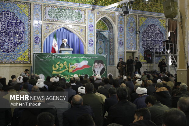 بزرگداشت حماسه ۹ دی در مصلای الغدیر خرم‌آباد